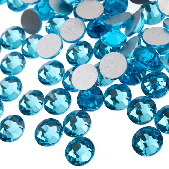 John Bead Crystal Lane SS30 Glass Round Flatback Rhinestones